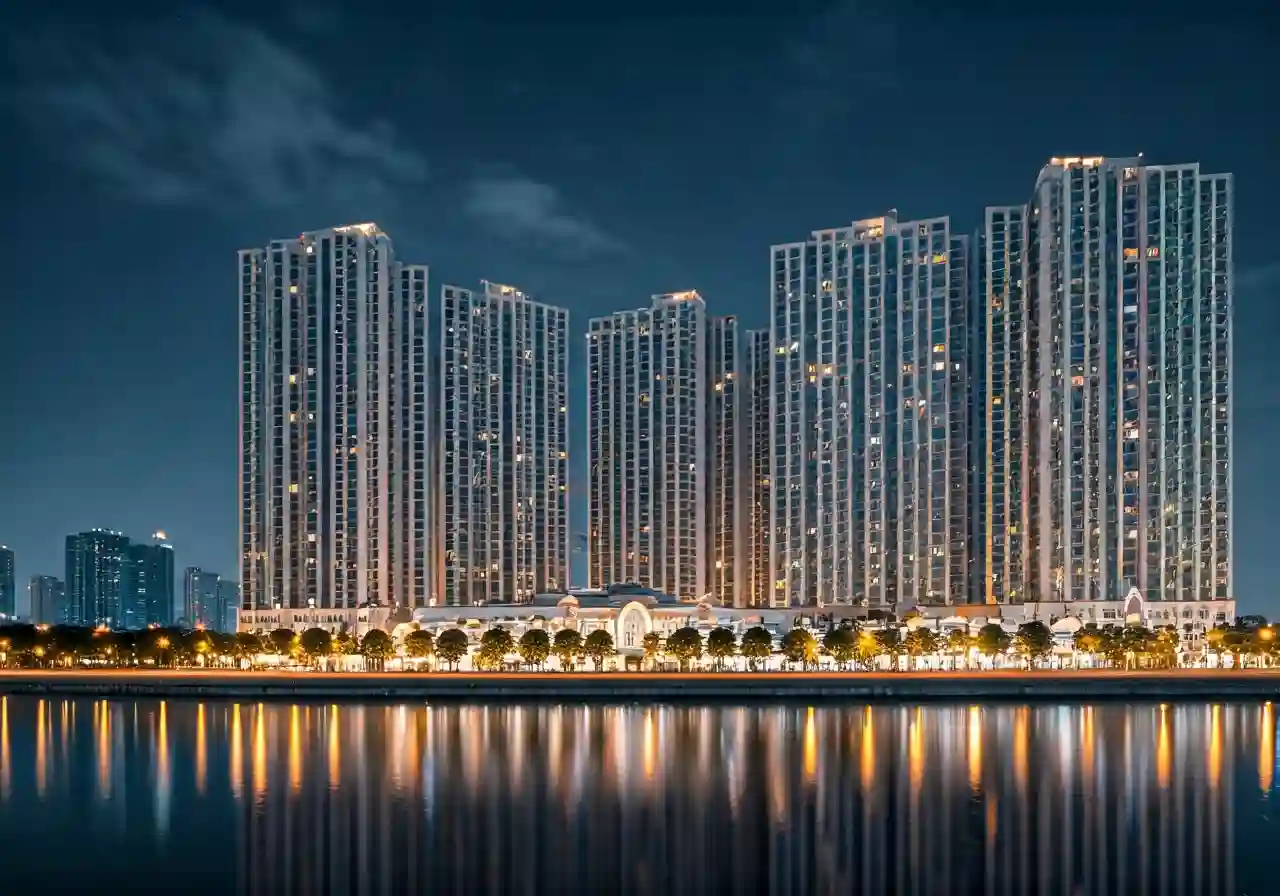 Vinhomes City Royal Khu do thi tai Tay Ninh - canh dem