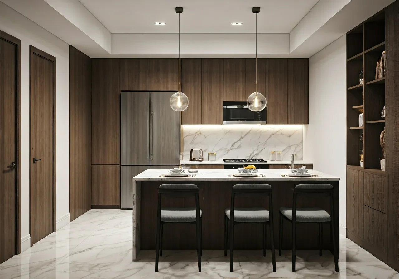 Vinhomes D Capitale - thiet ke bep