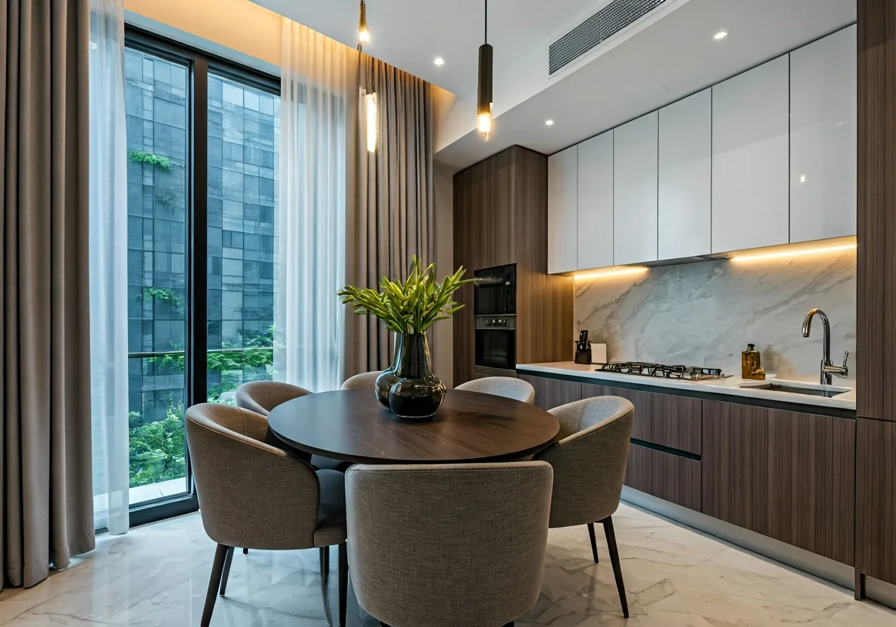 Vinhomes Green City Du an Khu do thi tai Long An - thiet ke bep
