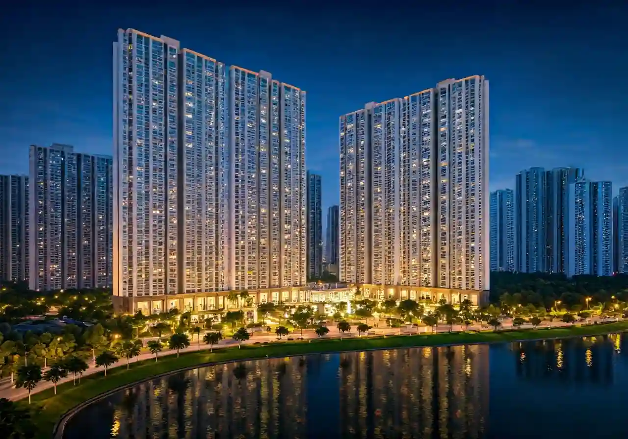 Vinhomes Happy Home Cam Ranh Du an nha o xa hoi tai Khu do thi ven vinh Cam Ranh - canh dem