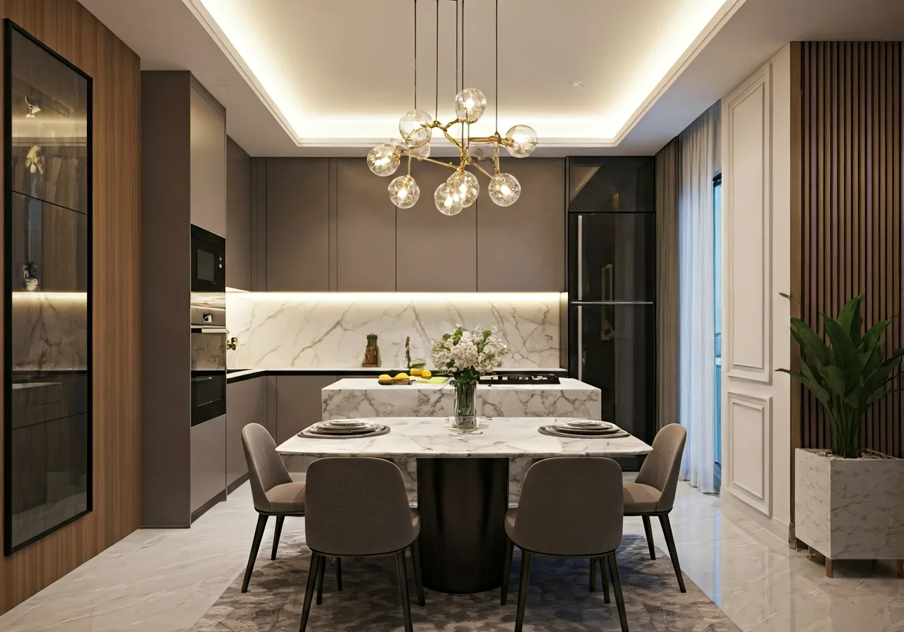 Vinhomes Nguyen Chi Thanh - thiet ke bep
