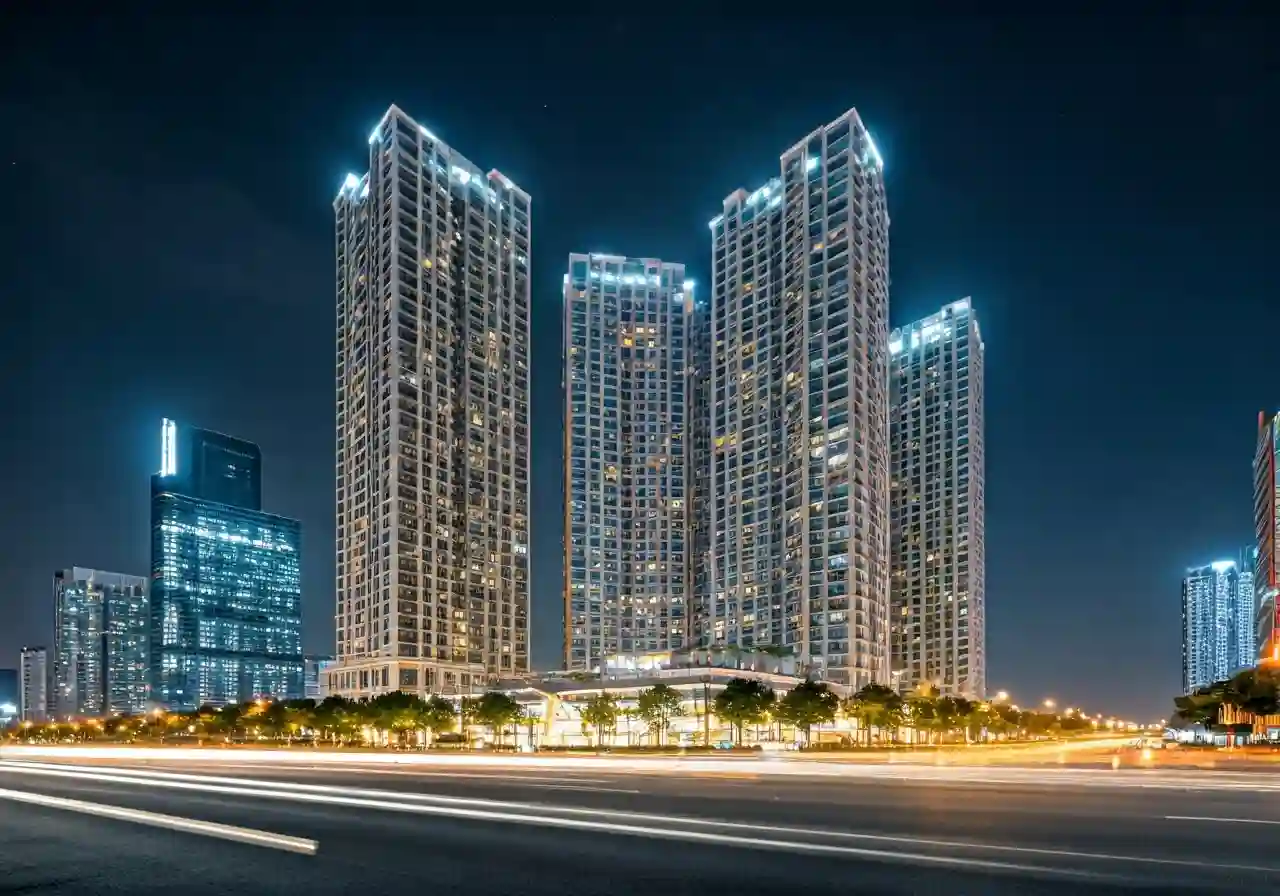 Vinhomes Nguyen Chi Thanh - canh dem