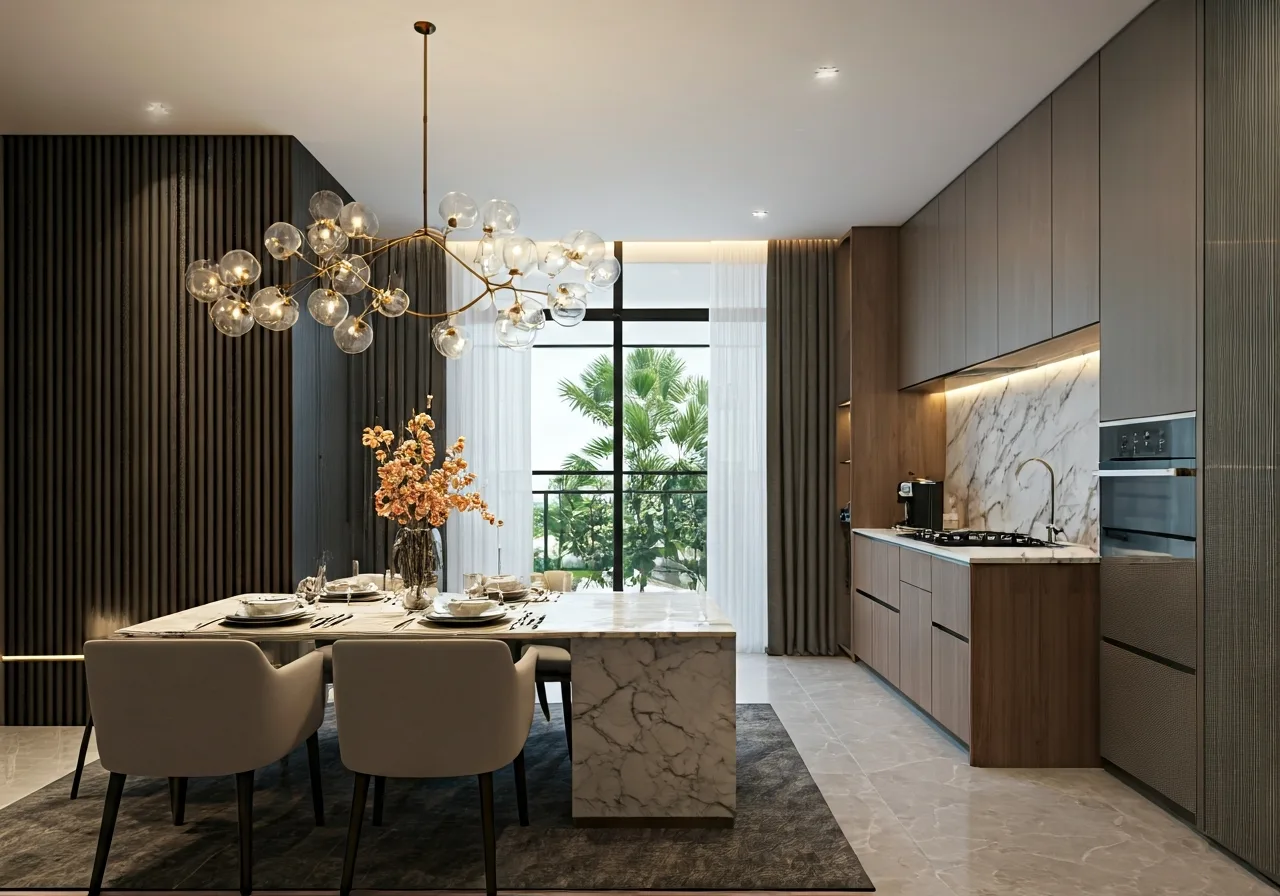 Vinhomes Royal Island Du an khu do thi tai Dao Vu Yen Hai Phong - thiet ke bep