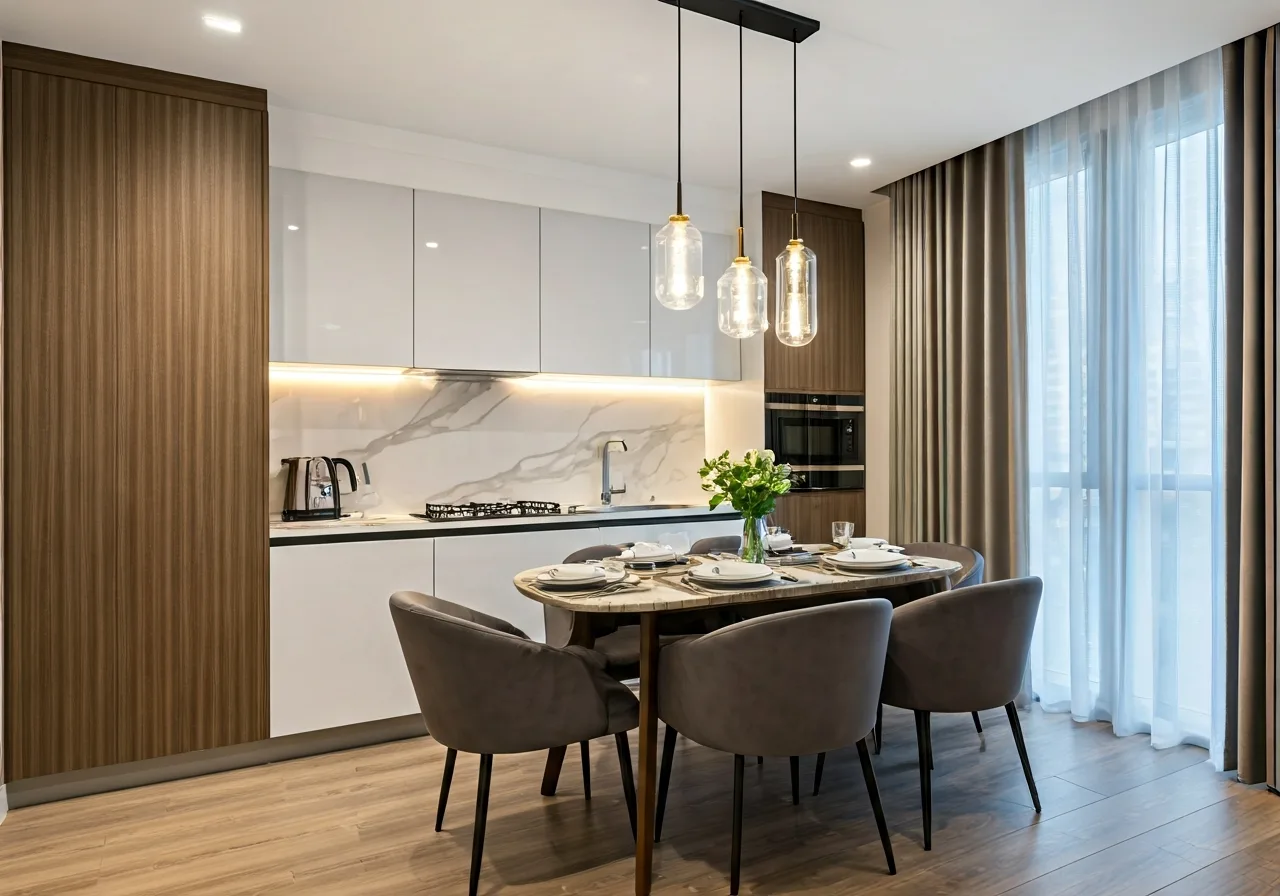 Vinhomes Smart City - thiet ke bep